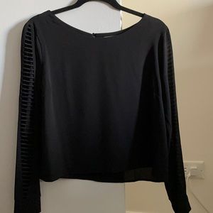 Never been worn ASTR black top with open sleeves